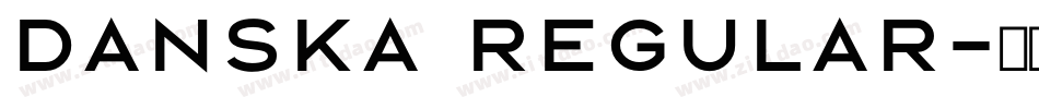 Danska Regular字体转换